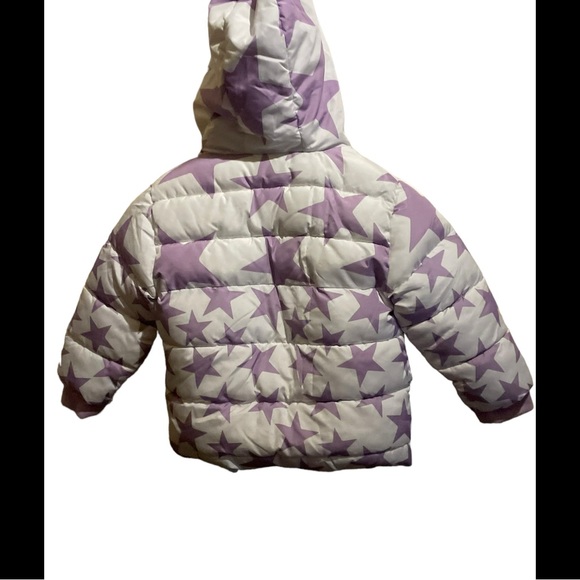 Swiss Tech purple stars white background jacket sz 2t 100% polyester - Picture 4 of 7